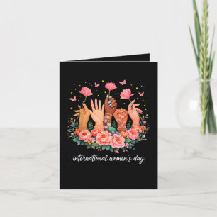 International Women's Day 8 March 2026 Holiday Card