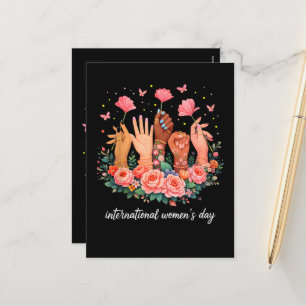 International Women's Day 8 March 2026 Holiday Postcard