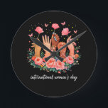 International Women's Day 8 March 2026 Round Clock<br><div class="desc">International Women's Day 8 March 2026</div>