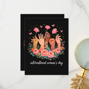 International Women's Day 8 March 2026 Thank You Card