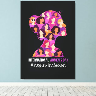 International Women's Day 8 March  Canvas Print