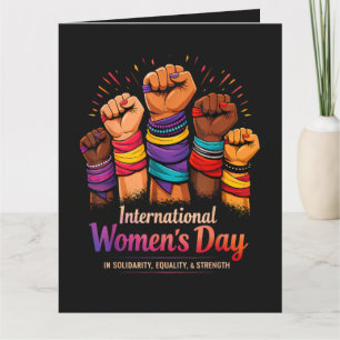 International Women's Day 8 March Card