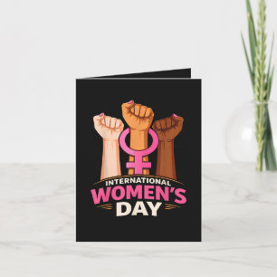 International Women's Day 8 March Holiday Card