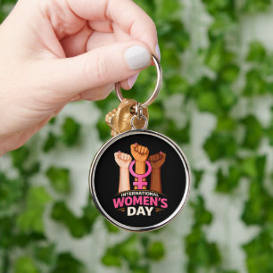 International Women's Day 8 March Keychain