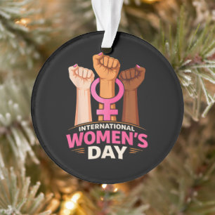 International Women's Day 8 March Ornament