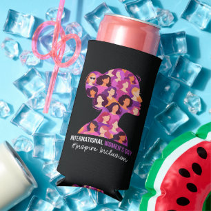 International Women's Day 8 March Seltzer Can Cooler