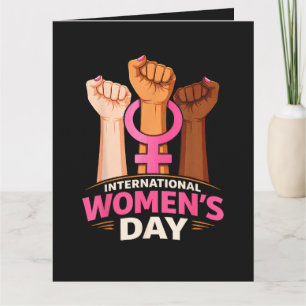 International Women's Day 8 March Thank You Card
