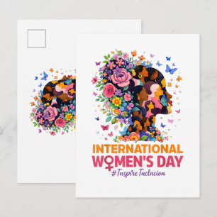 International Women's Day Announcement Postcard