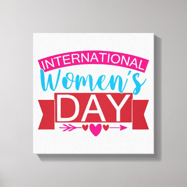 International Womens Day  Canvas Print (Front)