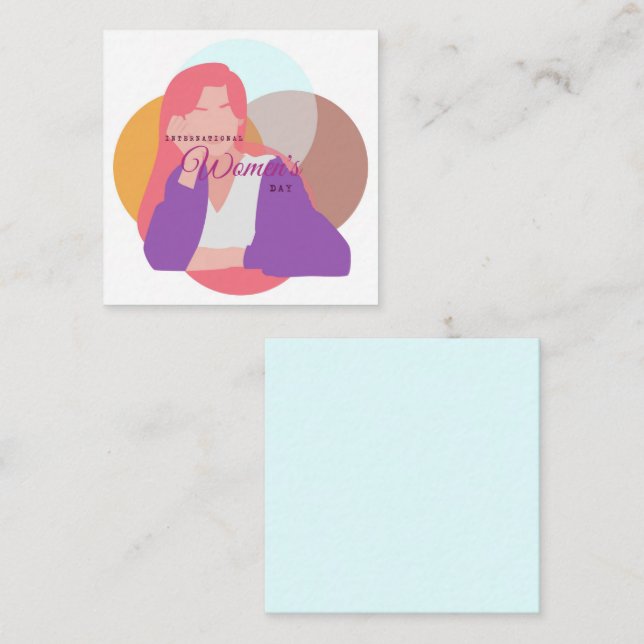 International Women's day Card (Front/Back)