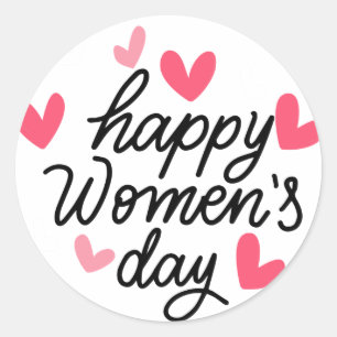 International Women's Day  Classic Round Sticker