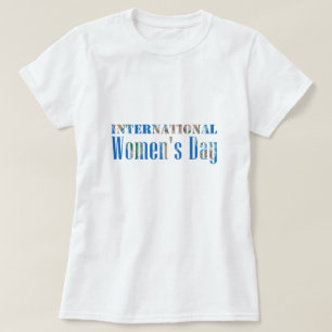 International Women's Day Colourful World Geograph T-Shirt