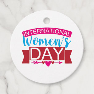 International Womens Day Favour Tags