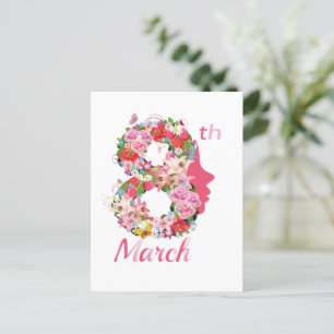 international women's day happy women's day 8 2024 postcard