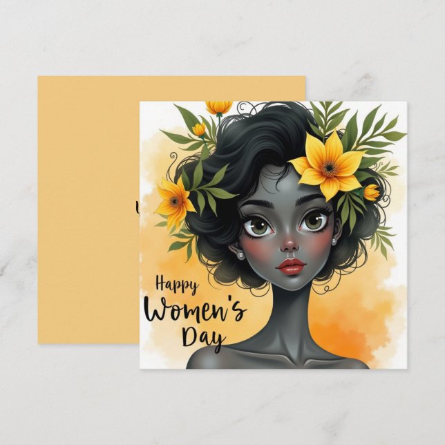 International Women's Day Holiday Card (Front/Back)