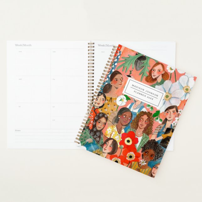 International Women's Day illustration Planner (Display)