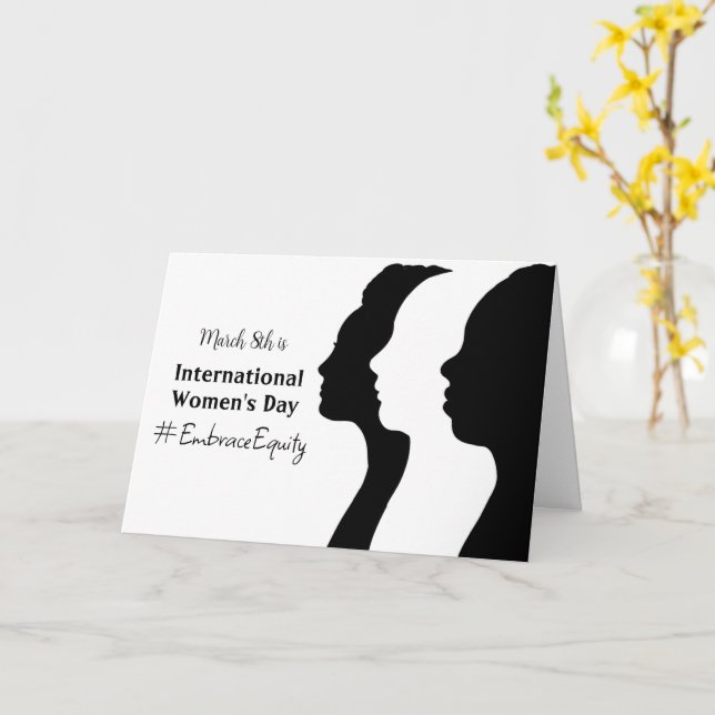 International Women's Day is March 8th  Card (Yellow Flower)
