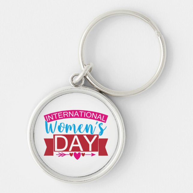 International Womens Day  Keychain (Front)