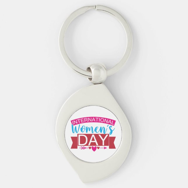 International Womens Day  Keychain (Front)