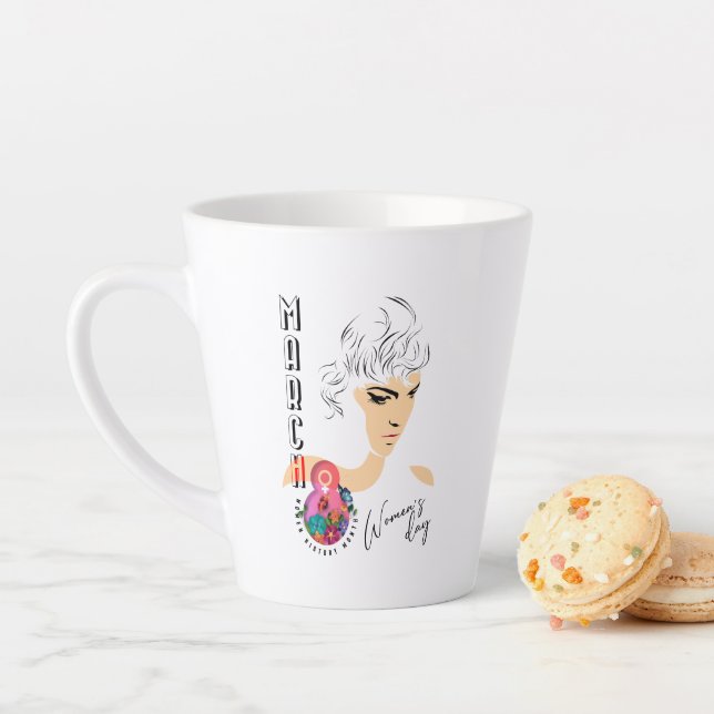 International Women's Day | Latte Mug (In Situ)