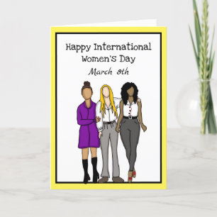 International Women's Day March 8  Card