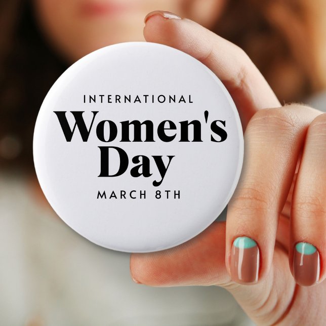  International Women's Day | March 8th Button (Creator Uploaded)