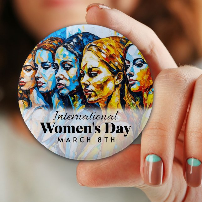 International Women's Day | March 8th Button (Creator Uploaded)