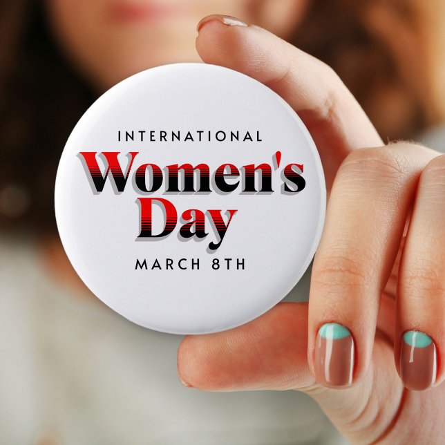  International Women's Day | March 8th Button (Creator Uploaded)