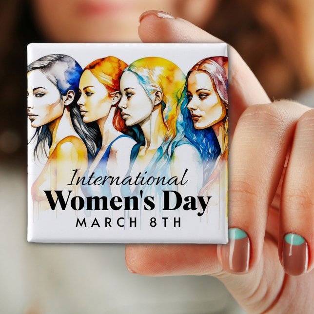 International Women's Day | March 8th Button (Creator Uploaded)