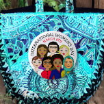 International Women's Day March 8th Button<br><div class="desc">International Women's Day March 8th. A day when all women come together to celebrate their strengths. This art is hand drawn.</div>