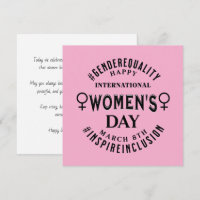 International Women's Day | March 8th Equality