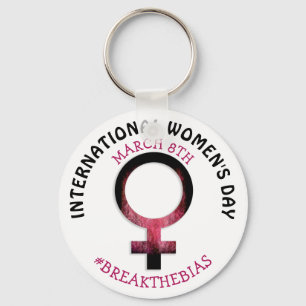 International Women's Day   March 8th   Keychain