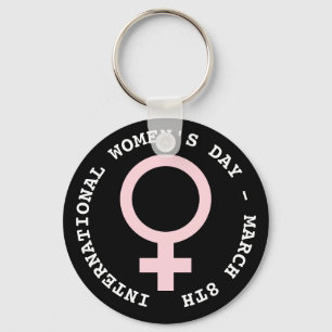 International Women's Day - March 8th  Keychain