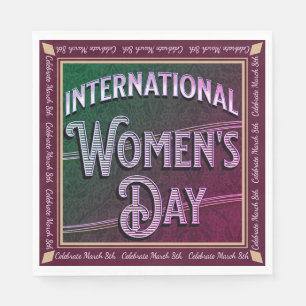 International Women's Day Napkin