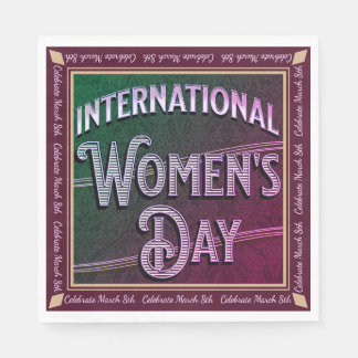 International Women's Day Napkin