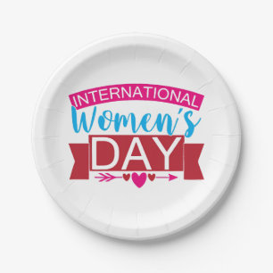 International Womens Day  Paper Plate