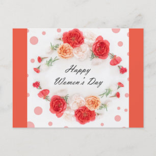 international women's day postcard