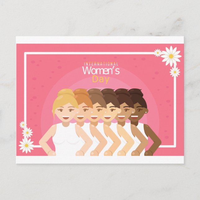 international Womens Day Postcard (Front)