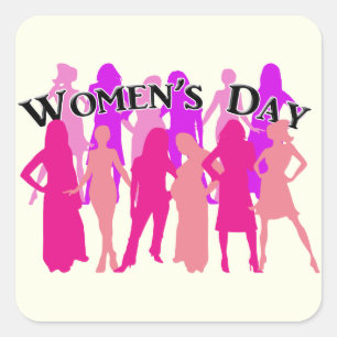 International Women's Day Square Sticker