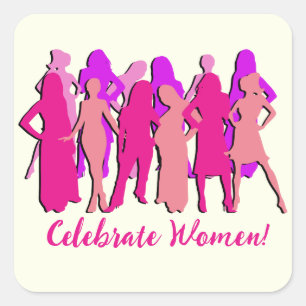 International Women's Day Square Sticker