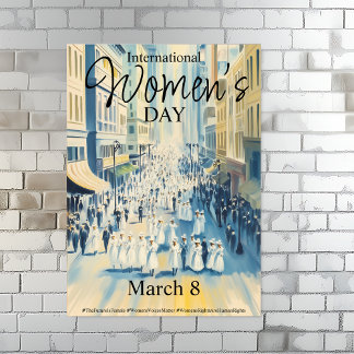 International Women's Day Suffergette Poster