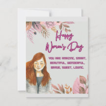 International Women's Day Wishes Card