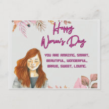International Women's Day Wishes Postcard
