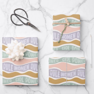 International Women's Day Wrapping Paper Sheets