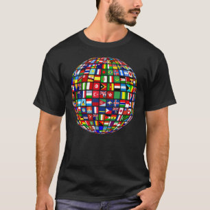 international world flags countries Sticker.png T-Shirt