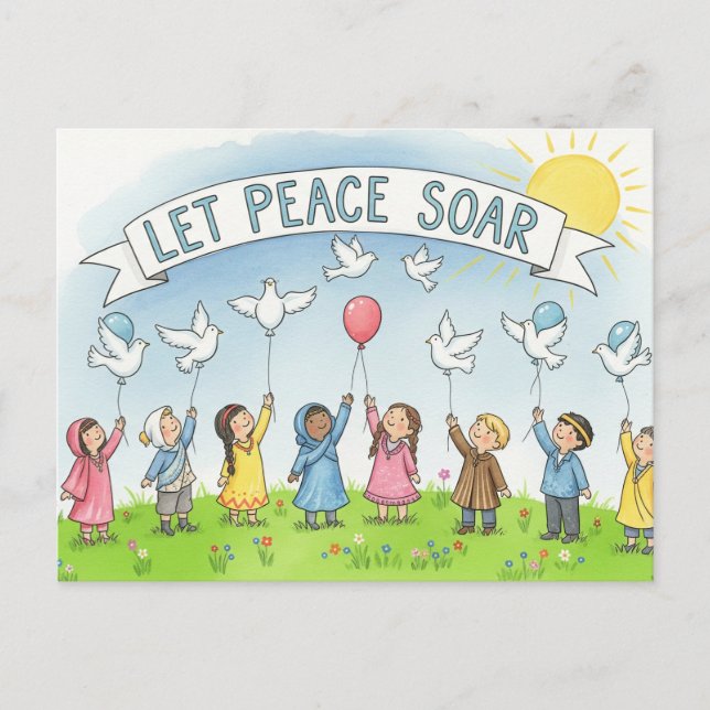 International World Peace Postcard (Front)