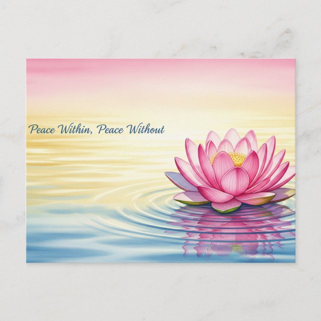 International World Peace Postcard (Front)