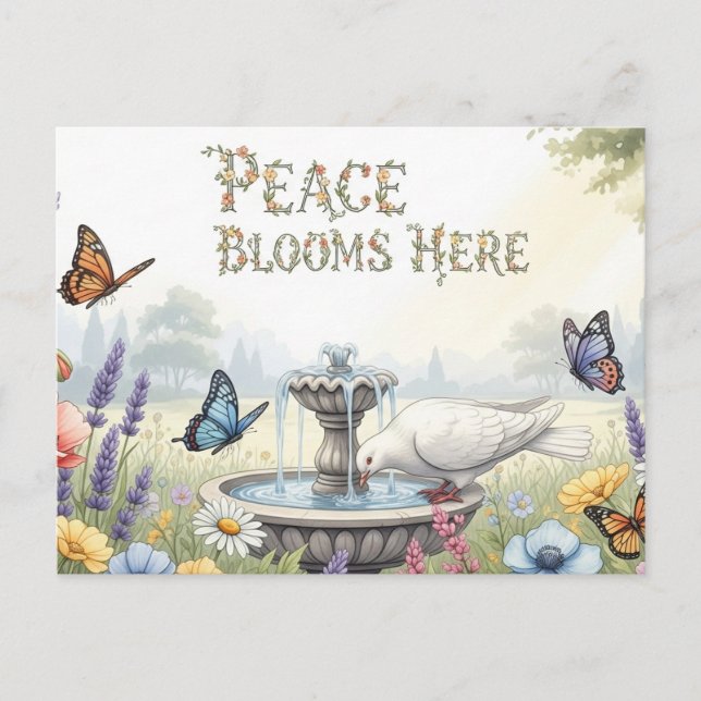 International World Peace Postcard (Front)