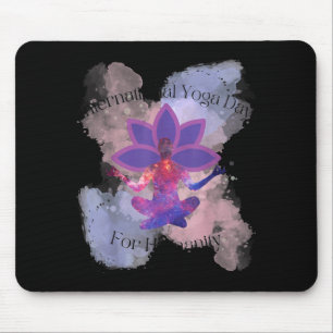 International Yoga Day For Humanity  Mouse Pad