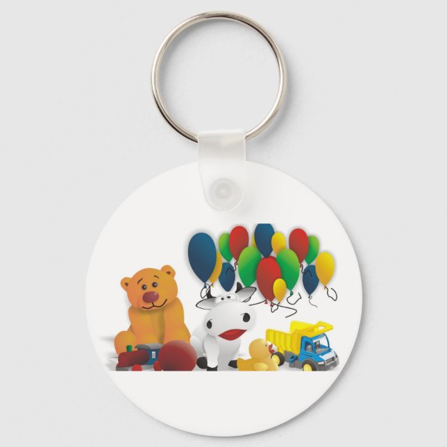 Internationaler Kindertag Keychain (Front)